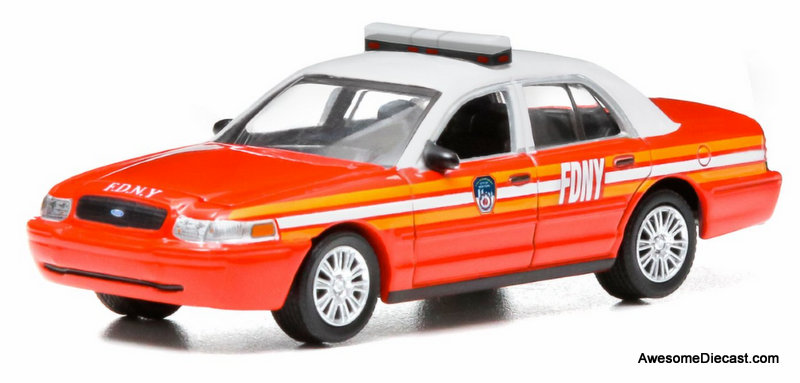 RARE!! Greenlight 1:64 Ford Crown Victoria Police Interceptor: FDNY RARE!! Greenlight 1:64 Ford Crown Victoria Police Interceptor: FDNY