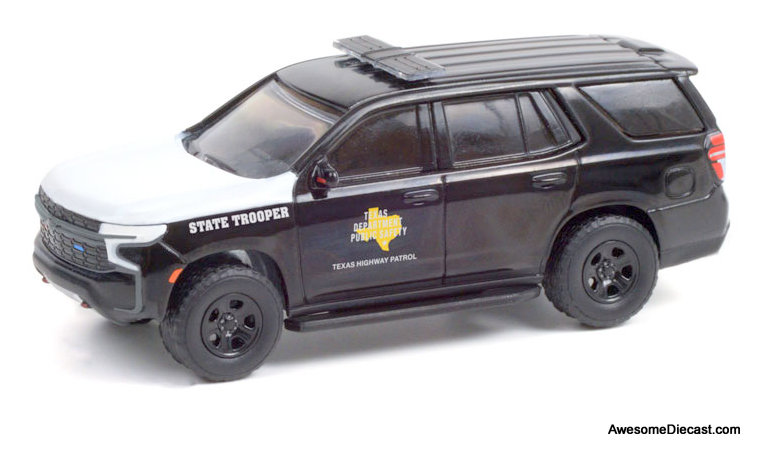 Greenlight 1:64 2021 Chevrolet Tahoe Police Pursuit Vehicle: Texas Highway Patrol
