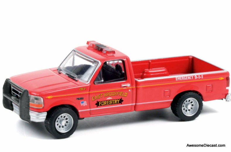 Greenlight 1:64 1992 Ford F-350: East Brookfield, Massachusetts Forestry