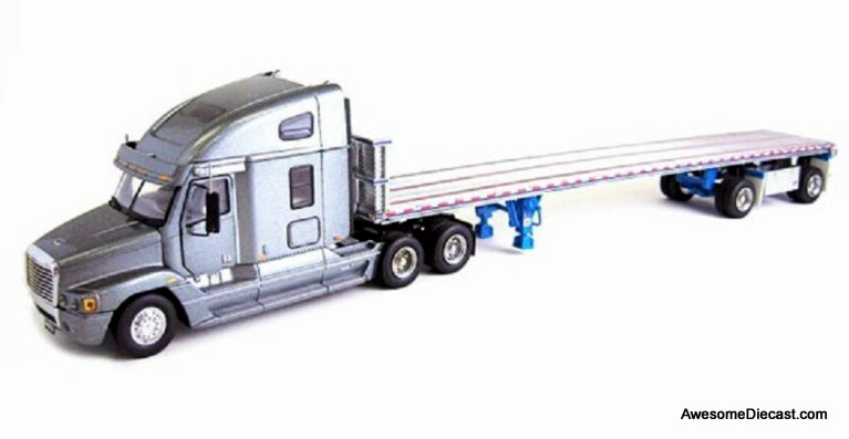 Sword 1:50 Freightliner Century Class ST w/East Flatbed, Gray