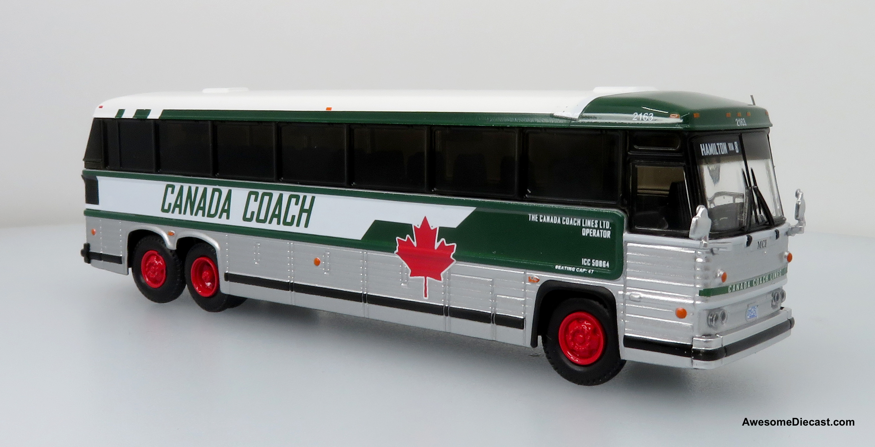 Last Few!! Iconic Replicas 1:87 MCI MC-9 Crusader II Intercity Coach: Canada Coach