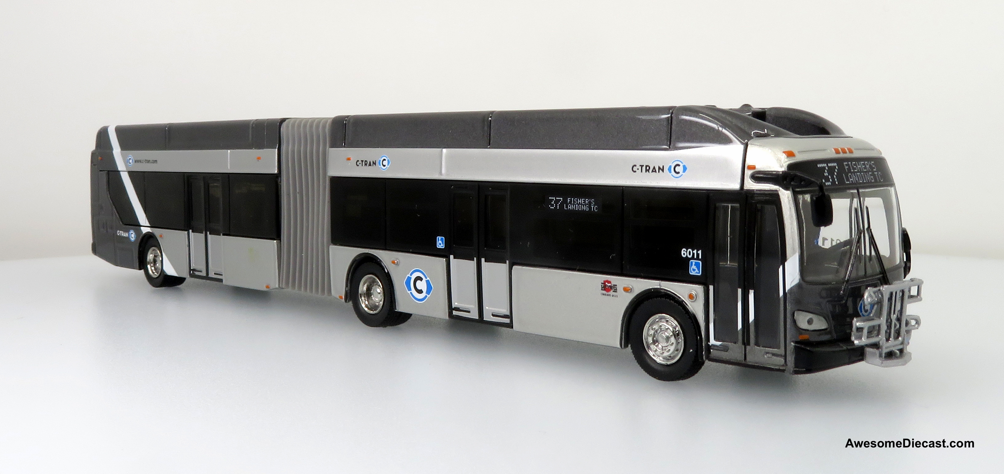 Iconic Replicas 1:87 NFI Xcelsior XN60 Articulated Transit Bus: C-TRAN