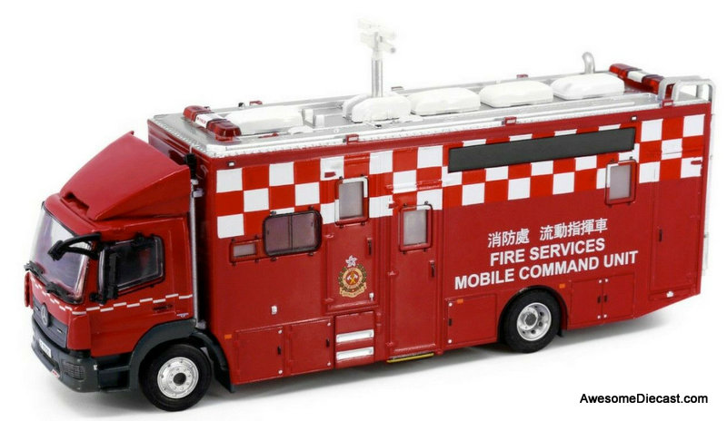 Tiny City 1:76 Mercedes-Benz Atego Fire Services (Mobile Command Unit): Hong Kong 