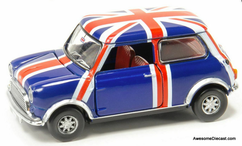 Tiny City 1:76 Mini Cooper MK1 (RHD), Union Jack