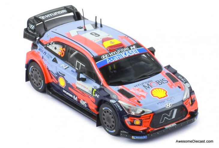 IXO 1:43 2020 Hyundai i20 Coupe WRC #6: Rally Italia Sardegna