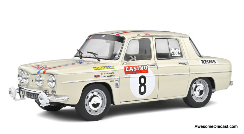 Solido 1:18 Renault 8 Gordini 1300 #8: 2014 Monte Carlo Rally