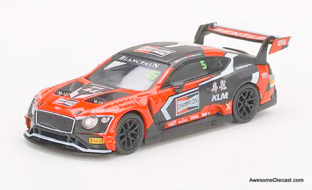 Mini GT 1:64 Bentley Continental GT3 #5: 2018 Blancpain GT Asia 
