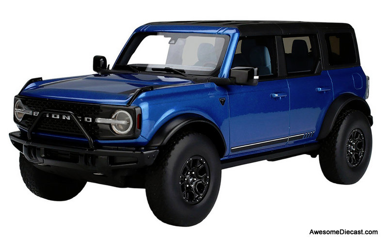 ミニカー GT SPIRIT 1/18 2021 Ford Bronco BADLANDS GT SPIRIT 1/18 - FORD Bronco 4 Doors WildTrack - Five Diecast