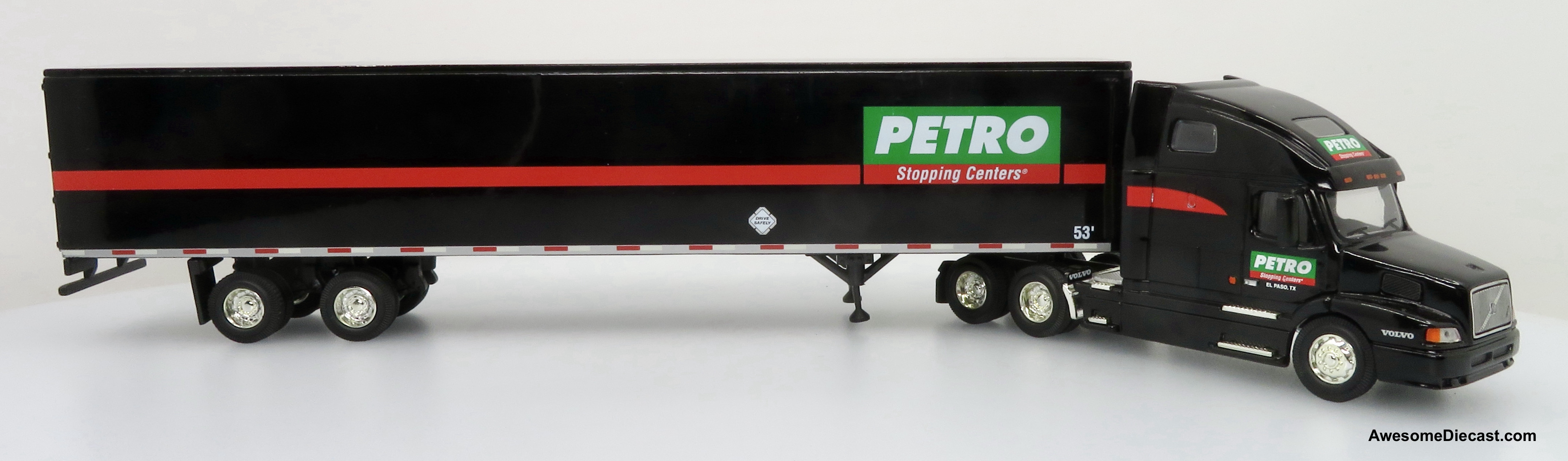 Only One! PEM Hartoy 1:64 Volvo VN Sleeper Cab w/ 53' Trailer: Petro Stopping Centers