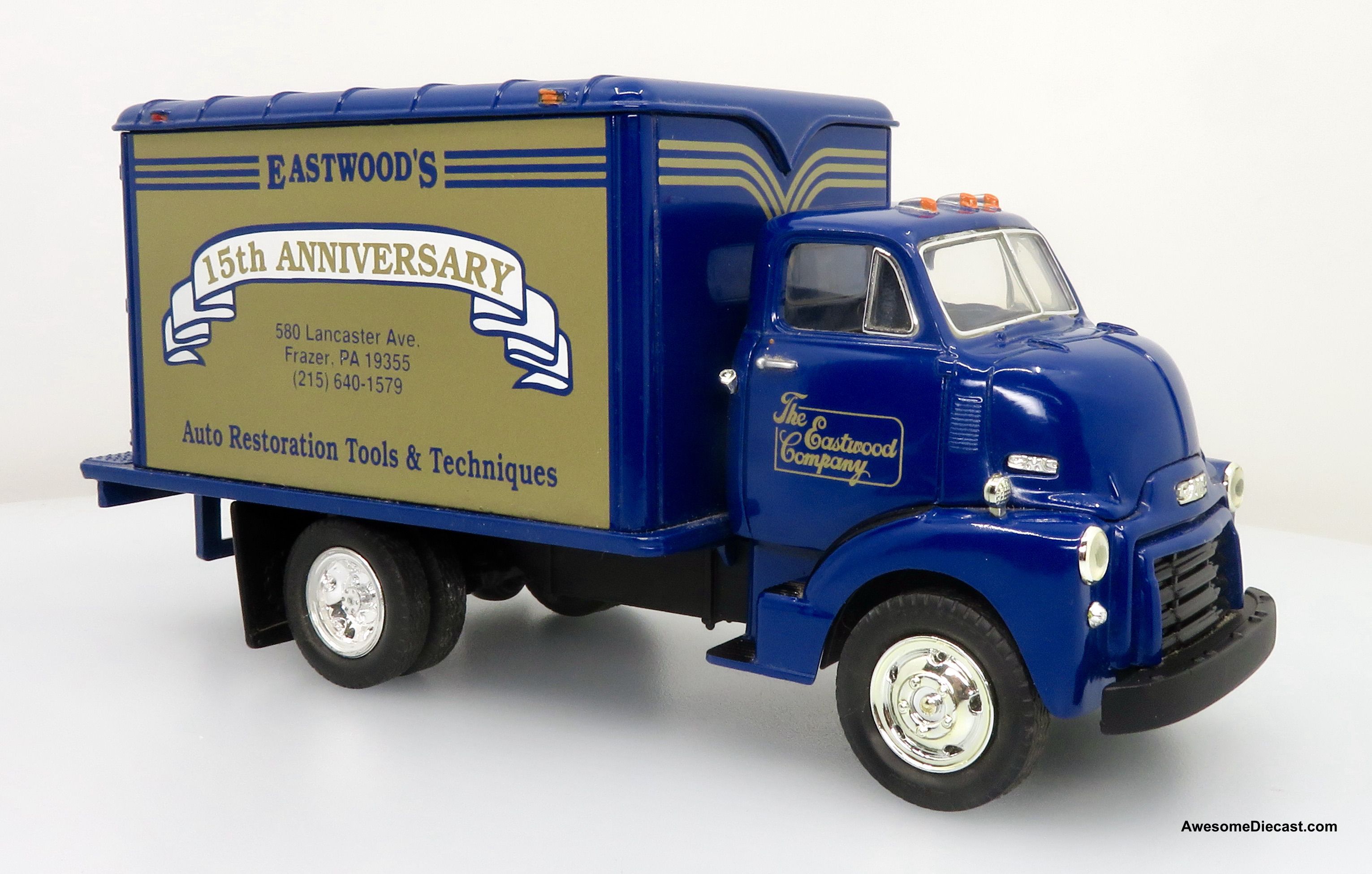 Only One! First Gear 1:34 1952 GMC C.O.E. Dry Goods Van: The Eastwood Company - 15th Anniversary / Eastwood's Transportation Collectables