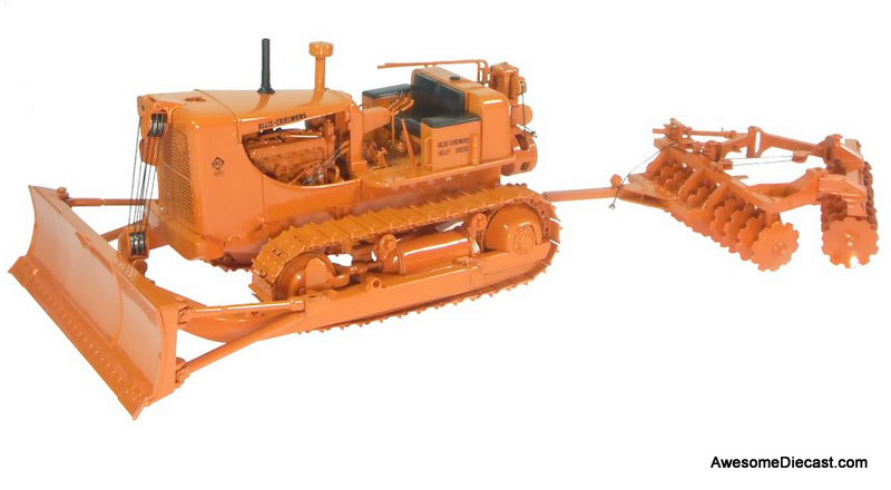 First Gear 1:25 Allis-Chalmers HD-21 Crawler w/Offset Disk Harrow