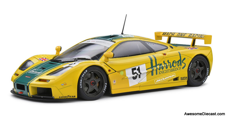 Solido 1:18 1995 McLaren F1 GT-R Short Tail #51: 1995 24 Hours Le Mans