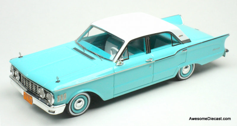 Goldvarg Collection 1:43 1961 Mercury Comet, Green Frost