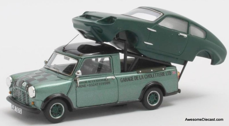 Ebbro 1:43 Austin Mini 1/4 ton Pick up grey 44565 model car