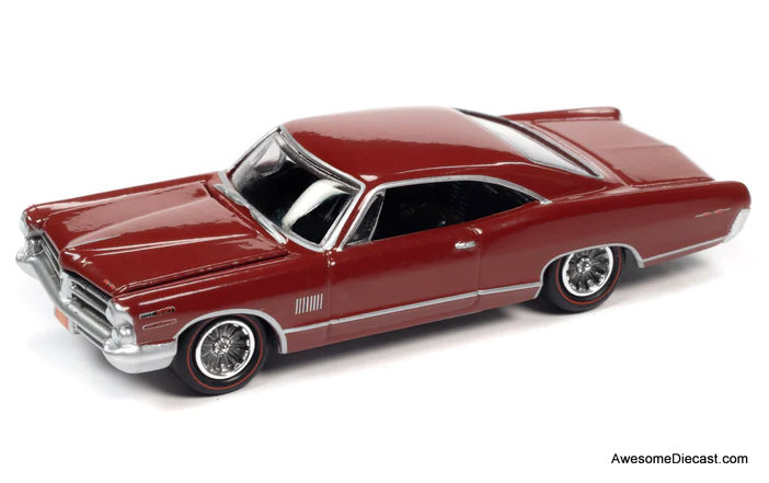 Johnny Lightning 1:64 1965 Pontiac Catalina 2+2 Royal Bobcat, Montero Red