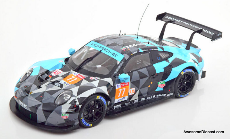 IXO 1:18 Porsche 911 991 RSR 4.0 #77: Dempsey Proton Racing Team