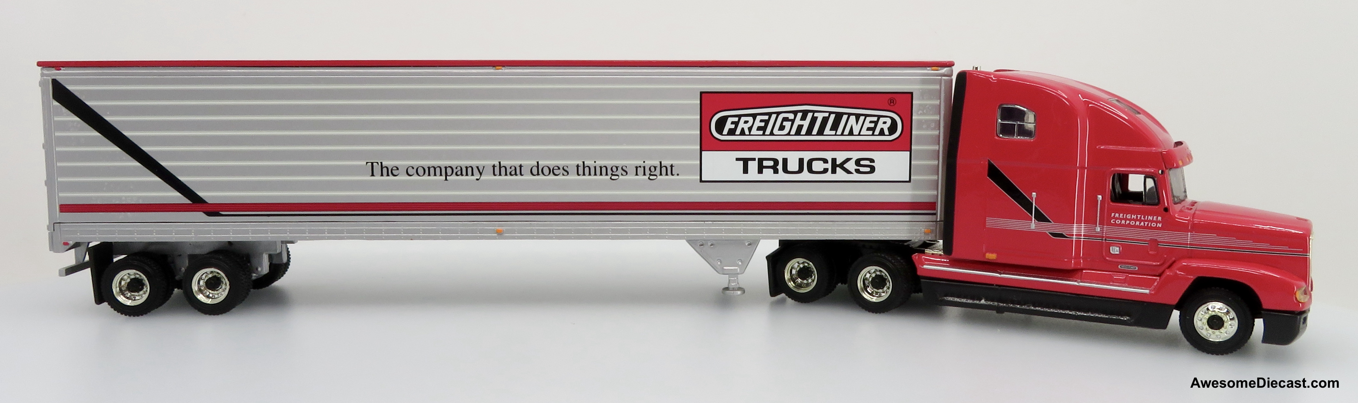 Only One! First Gear 1:54 Freightliner FLD 120 Conventional Sleeper Cab w/ 48' Trailer: Freightliner Corporation / Freightliner Trucks