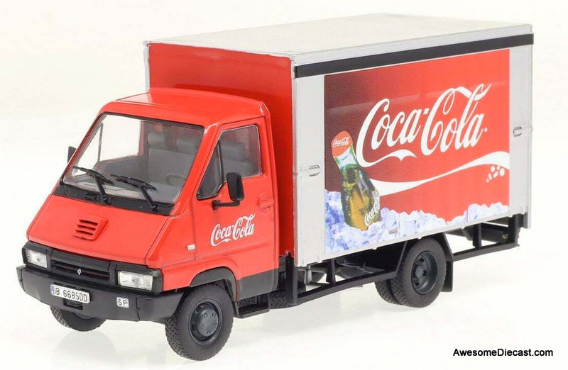 Salvat 1:43 1999 Renault B120 Delivery Truck: Coca Cola
