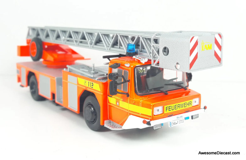 Edicola 1:43 2003 Magirus DLA-K 23-12 Scala Ladder Fire Truck: German Fire Department