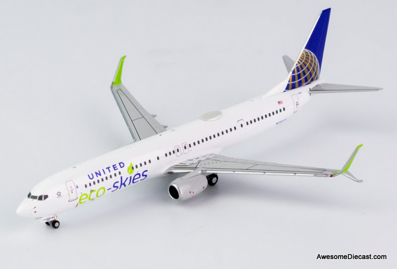 NG Models 1:400 Boeing 737-900: United Airlines, Eco Skies Livery 