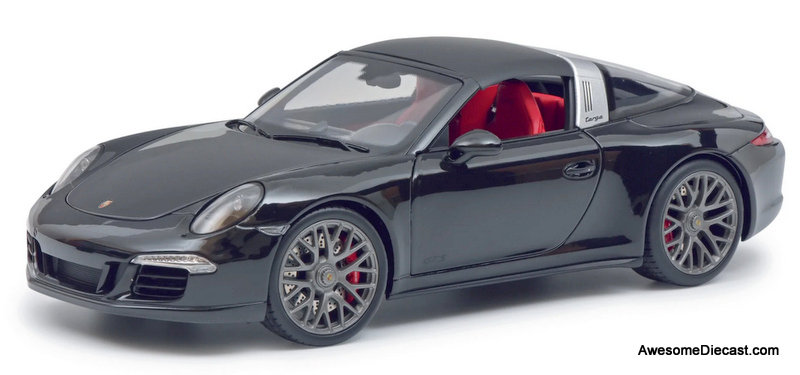 Schuco 1:18 2014 Porsche 911 Carrera GTS Targa, Black