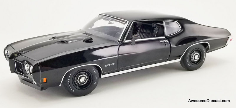 ACME 1:18 1970 Pontiac GTO, Black: Moonlight Goat 