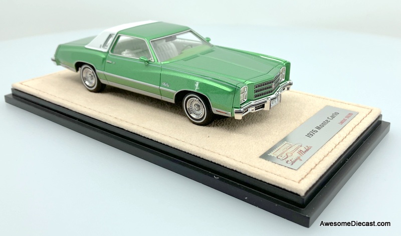 Stamp Models 1:43 1976 Chevrolet Monte Carlo, Lime Green Stamp Models 1:43 1976 Chevrolet Monte Carlo, Lime Green