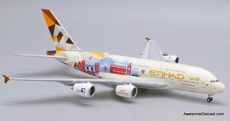 JC Wings 1:400 Airbus A380-800: Etihad Airways ( Choose The United Kingdom Livery)