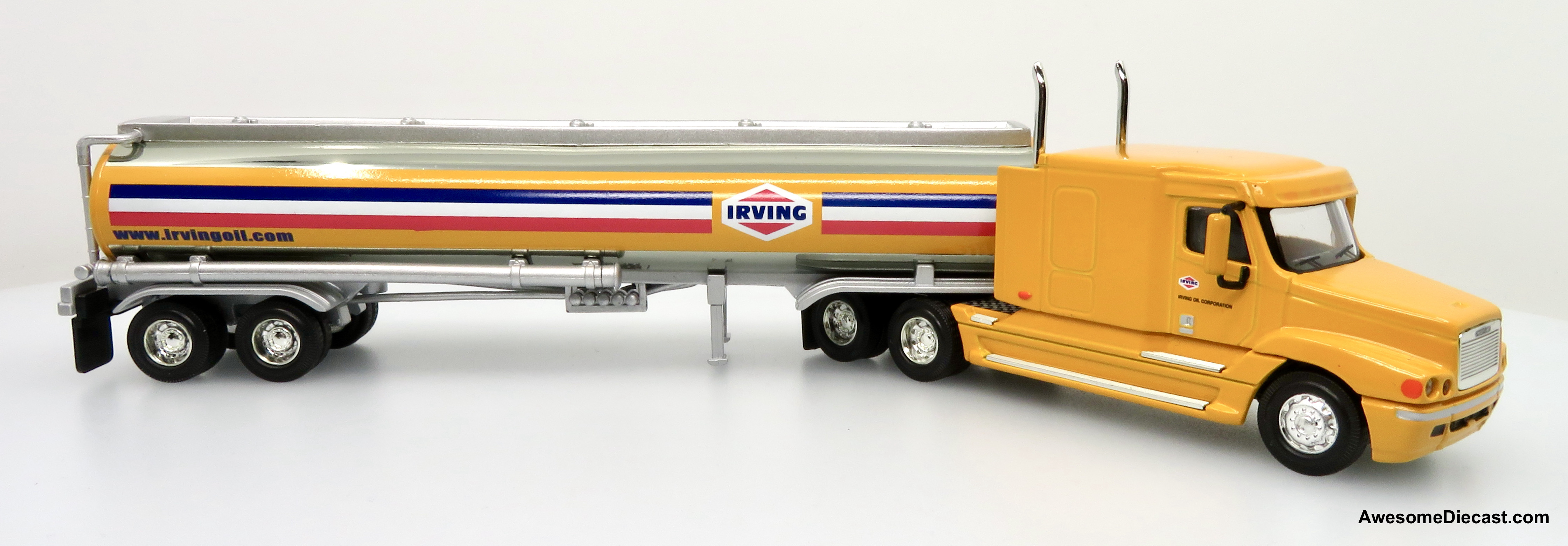 Only One! PEM Hartoy 1:64 Freightliner Century Mid-Roof Sleeper Cab w/ Tanker Trailer: Irving Oil