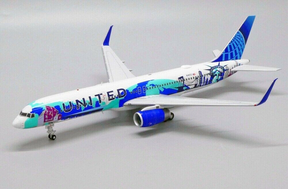 JC Wings 1:200 Boeing 757-200 United Airlines Her Art Here New York/New Jersey:  N14102