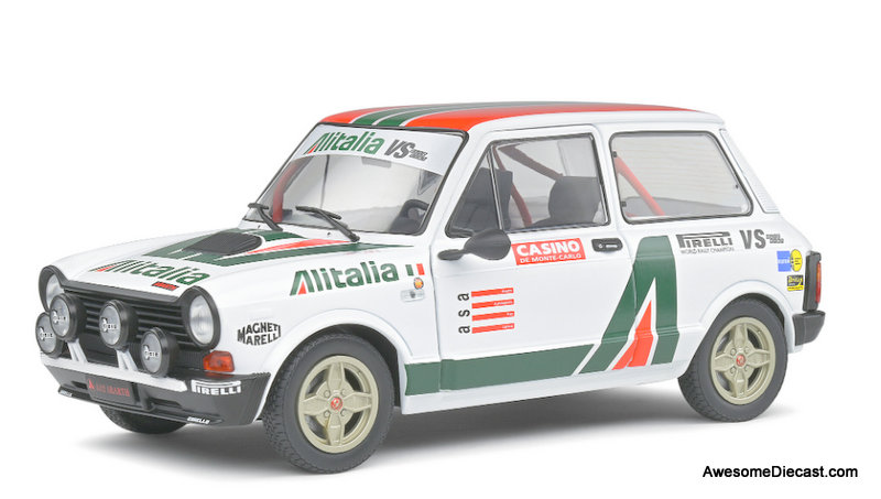 Solido 1:18 1980 Autobianchi A112 Mk5 Abarth: Alitalia Rally