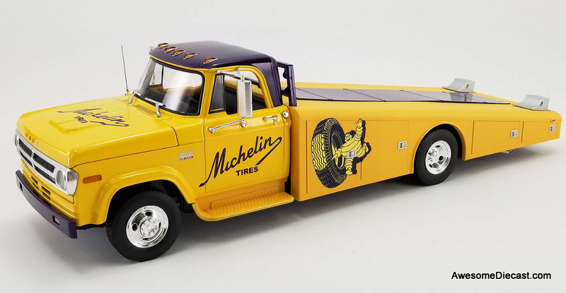 ACME 1:18 1970 Dodge D-300 Ramp Truck: Michelin