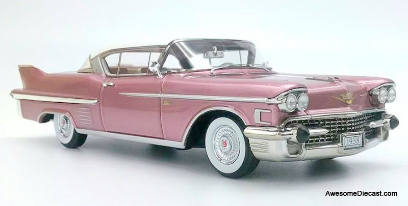 ピンクCadillac Eldoradoオープン 1958 未使用、絶版レア品 ピンクCadillac Eldoradoオープン 1958 未使用、絶版レア品
