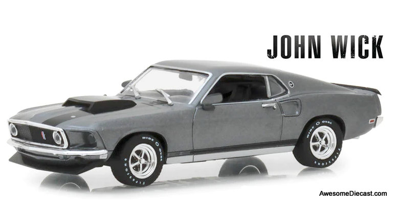 Greenlight 1:43 1969 Ford Mustang Boss 429: John Wick