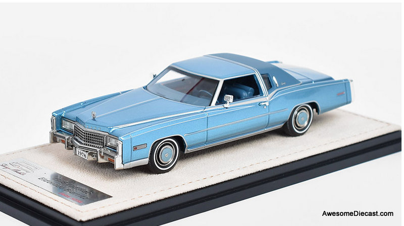 Stamp Models 1:43 1978 Cadillac Eldorado Biarritz, Mediterranean Blue