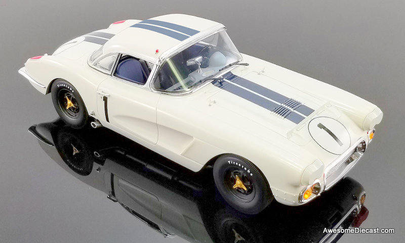 Real Art Replicas 1:18 1960 Chevrolet Corvette #1 Cunningham Team: 1960 24 Hours Le Mans Class Champion