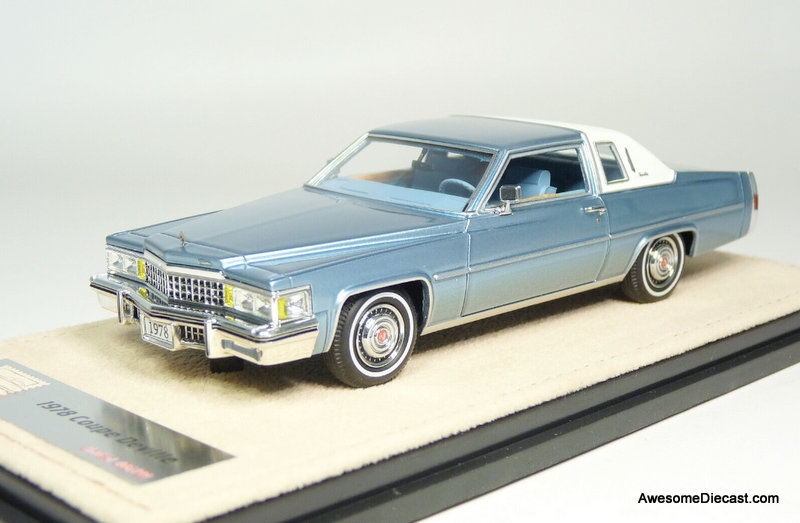 Stamp Models 1:43 1978 Cadillac Coupe DeVille, Metallic Blue