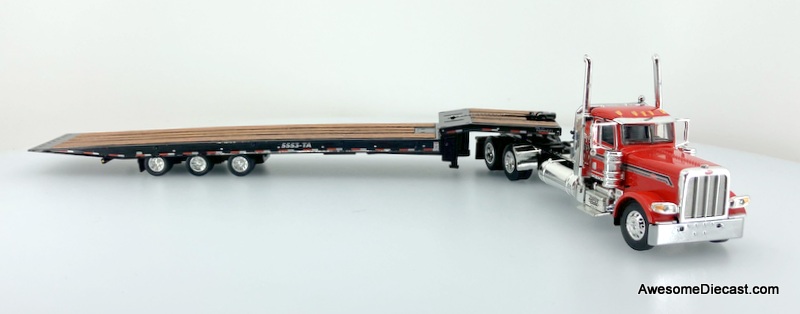 DCP by FG 1:64 Peterbilt 389 Day Cab w/Talbert 5553TA Tri-Axle Trailer: Binkley & Hurst