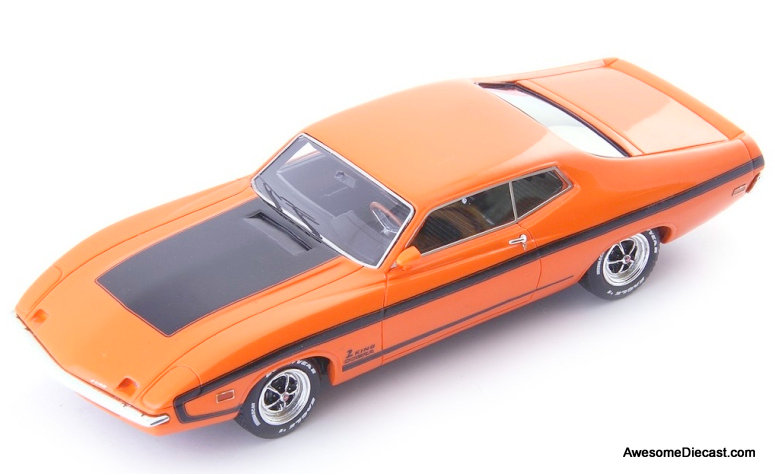Avenue43 By AutoCult 1:43 1970 Ford Torino King Cobra, Orange