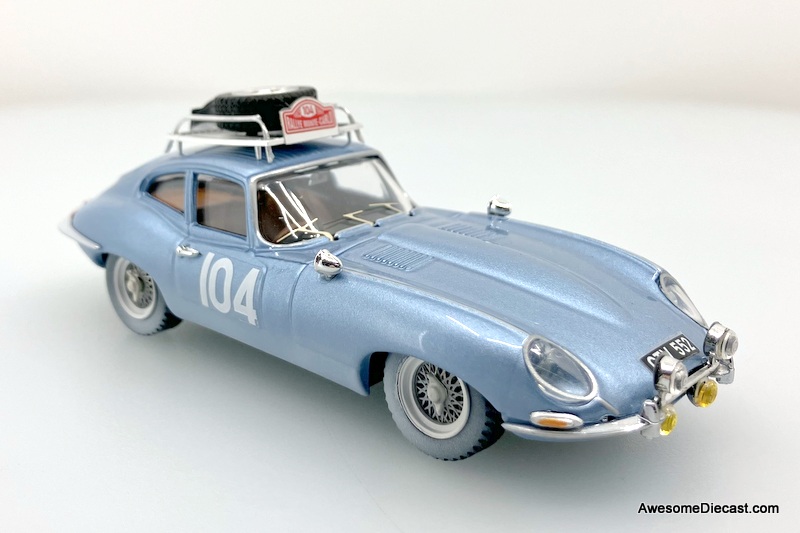 Best Model 1:43 1965 Jaguar E-Type Coupe RHD (Night Version) #104: 1965 Monte Carlo Rally