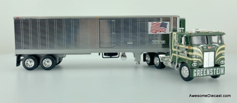 DCP by FG 1:64 Peterbilt 352 Sleeper COE w/40' Reefer Trailer: Greenstein Trucking
