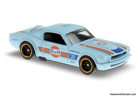 Hot Wheels 1:64 1965 Ford Mustang 2+2 Fastback #20: Gulf Livery