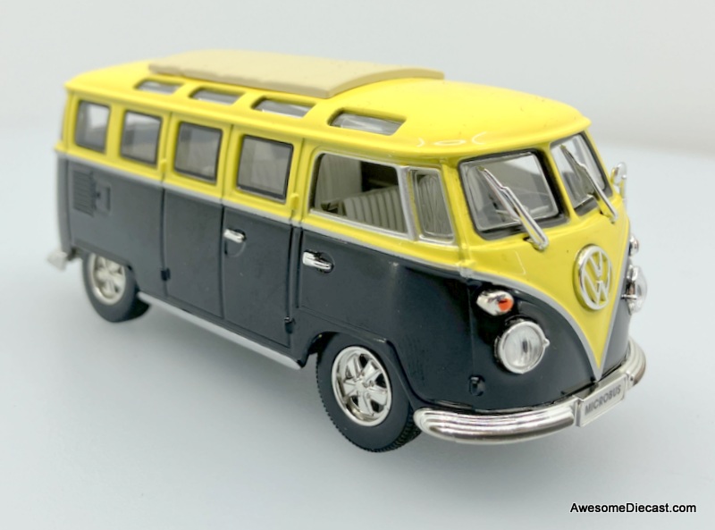 Road Signature 1:43 1962 Volkswagen Microbus, Black/Yellow