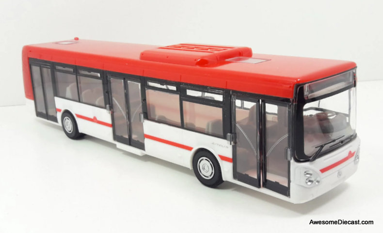 Norev 1:43 Irisbus Citelis Transit Bus, Red/White