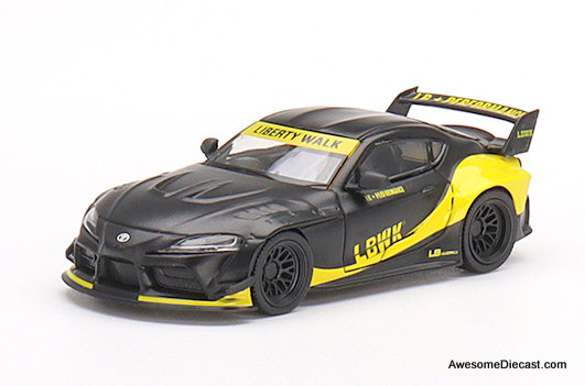 Mini GT 1:64 Toyota GR Supra LB-Works, Matte Black