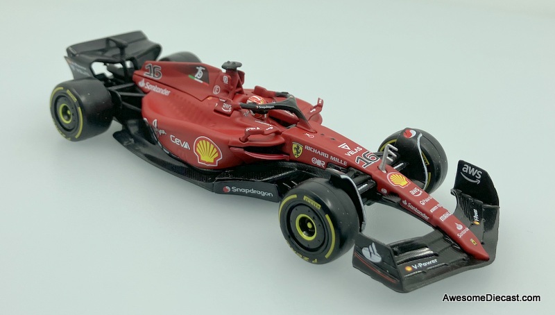 Ferrari F1-75 #16 Ferrari Racing F1 World Championship (2022) Formula  Racing Series 1/43 Diecast Model Car by Bburago