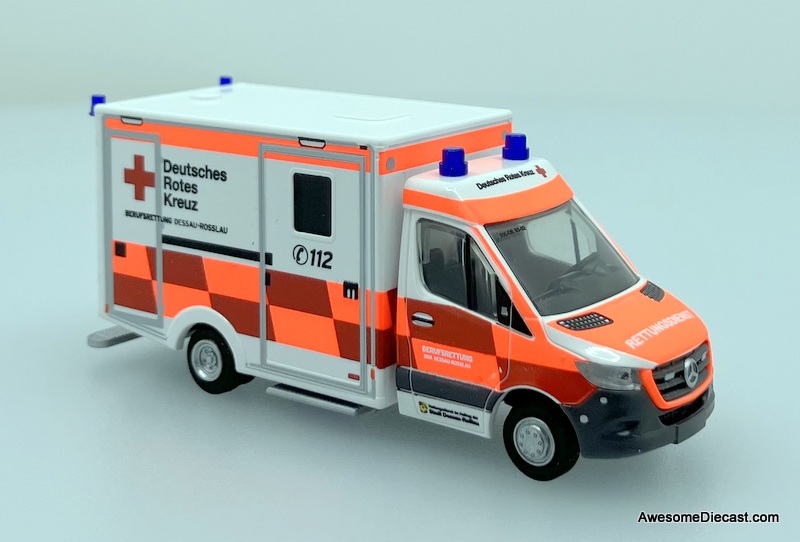 Rietze 1:87 Mercedes Benz Ambulance: German Red Cross