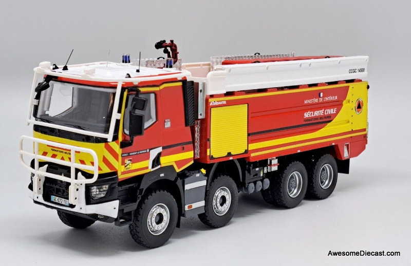 Alerte 1:43 2015 Renault K460 8X4 CCGC, Civil Security Instruction and Intervention Unit, France