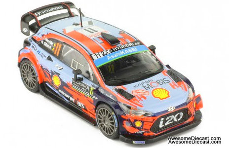 Hachette 1:43 2019 Hyundai i20 Coupe WRC #11: Winning Car 2020 Monte Carlo Rally, T.Neuville/N.Gilsoul