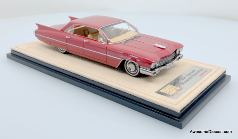 Stamp Models 1:43 1959 Cadillac Eldorado Brougham Pininfarina, Maroon Metallic